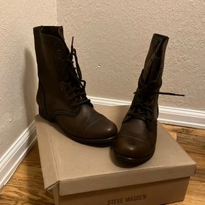 Steve Madden Troopa boot brown size 8 women’s